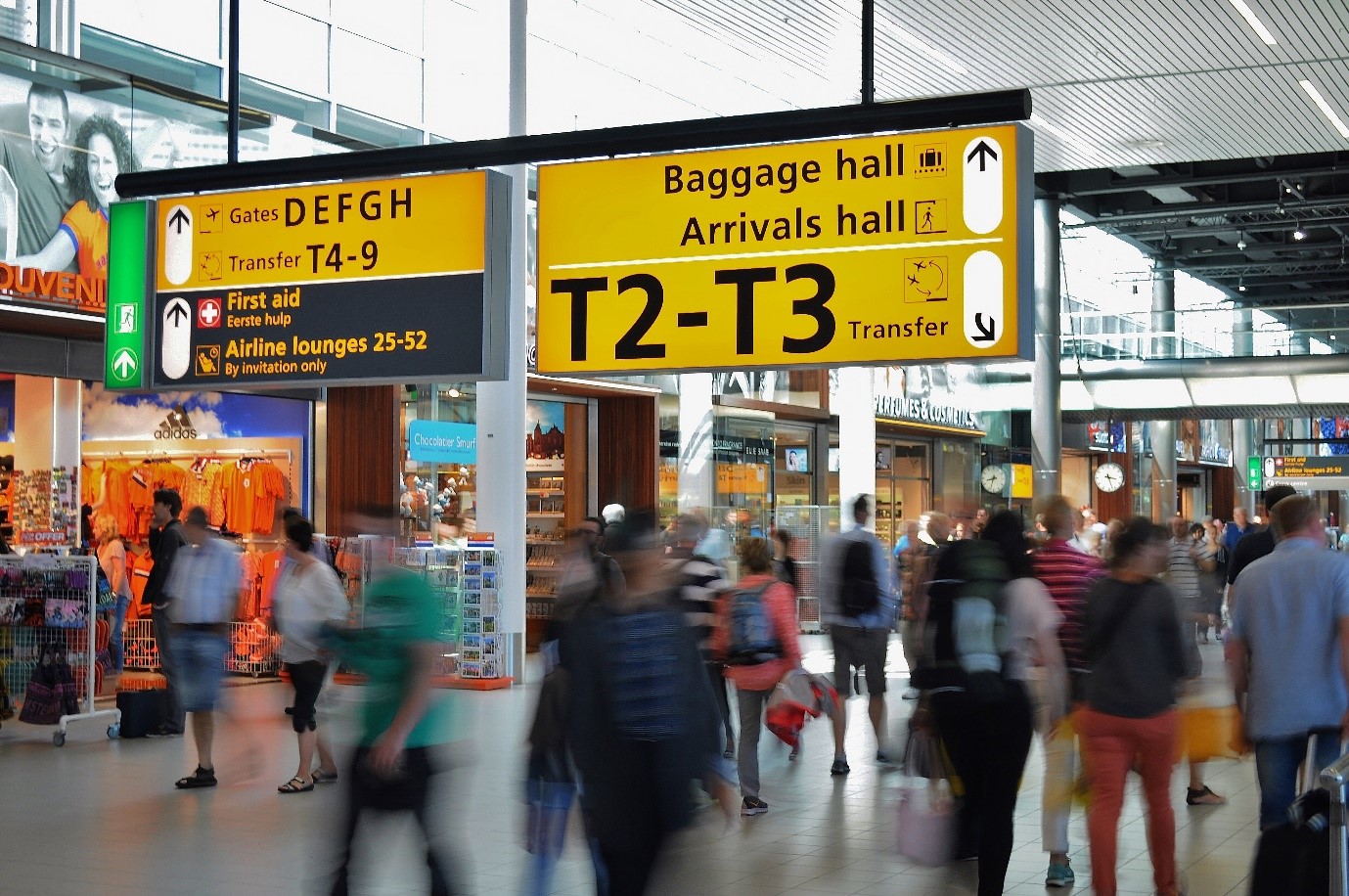 Schiphol is the third largest airport in Europe 